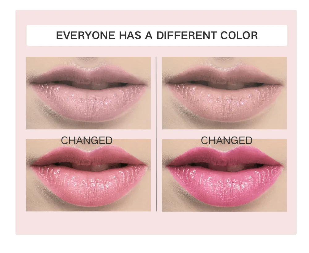 Waterproof Flower LipStick Jelly Flower Transparent Color Changing Lipstick Long Lasting 6 Colors Flower Lipsticks Lip balm