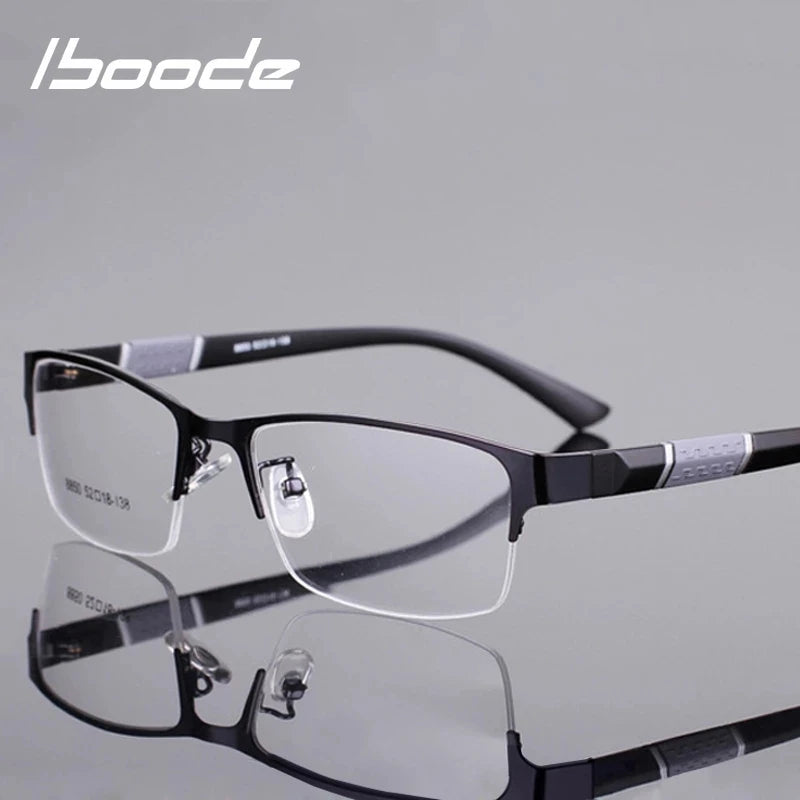 Reading Glasses Men Women High Quality Half-frame Diopter Glasses Business Male Presbyopic Eyeglasses +1.0 1.5 2.0 2.5 4