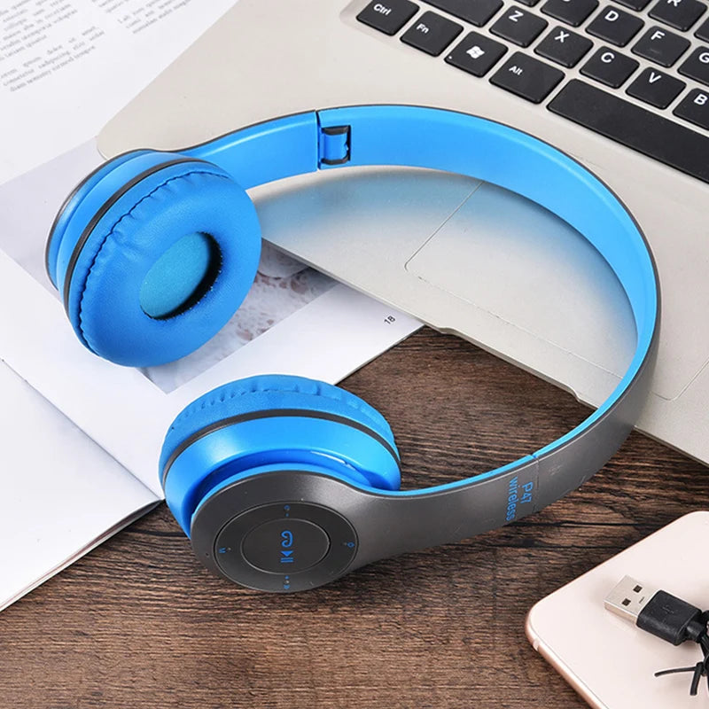 Wireless Bluetooth Earphone Headset Game Music Stereo Phone Headphones Gaming Computer Universal Headset  for Xiaomi Cell Tablet