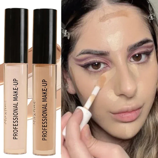 High Coverage Concealer Corrector Anti Dark Circle Freckle Waterproof Foundation Highlighter Pen for Face Makeup Base Cosmetic