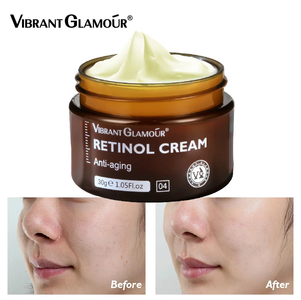 Containing 2.5% Retinol Face Cream Moisturizing Deep Moisturizing, Easy To Absorb Facial Skin Care 30G 10PCS