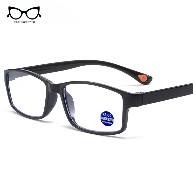 New Ultra Clear Lenses Anti-blue Reading Glasses for Men and Women HD Telephoto Glasses Fashion Smart Zoom Reading Glasses