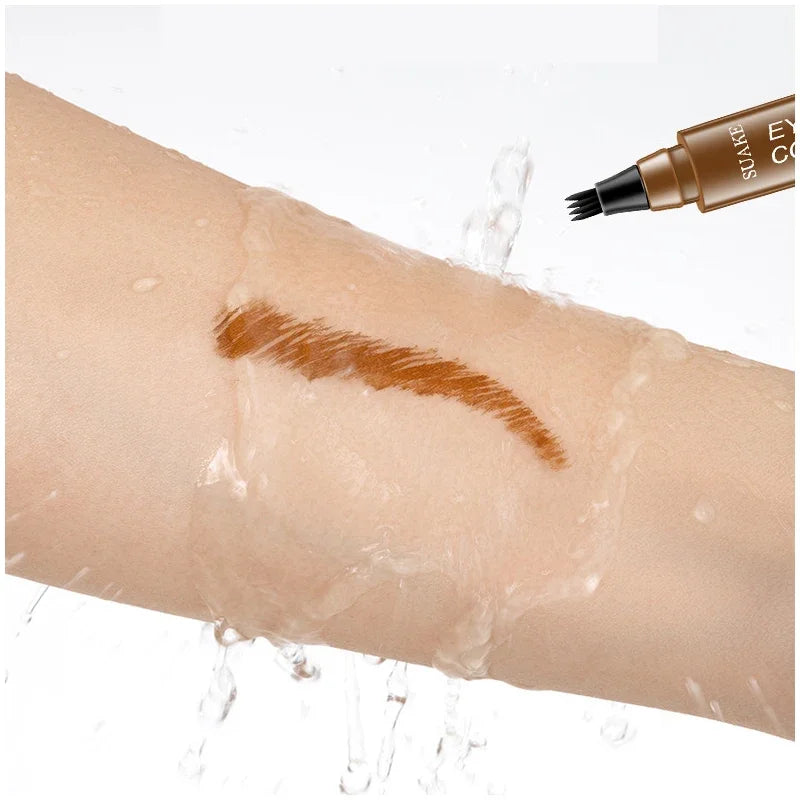 4 Point Eyebrow Pencil Maquillajes Para Makeup long lasting waterproof Liquid Microblade exquisitely Durable EyeBrow Cosmetic