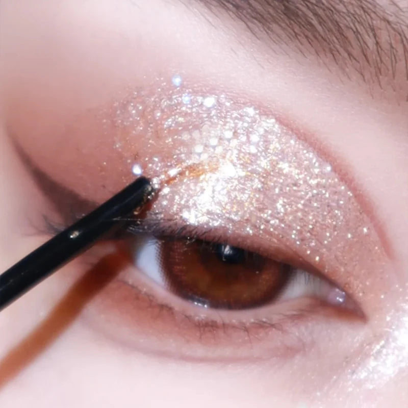 Liquid Eyeshadow Brighten Lying Silkworm Makeup Highlight Waterproof Diamond Shiny Lasting Monochrome Glitter Eyeliner Cosmetics