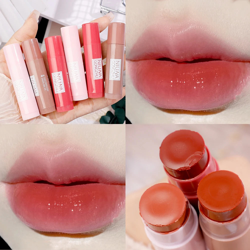 Rose Tea Lip Balm Lipstick Moisturizing Anti-dry Lip Care Cosmetics Anti-cracking Lipstick Colored Hydrating Lip Tinted Makeup